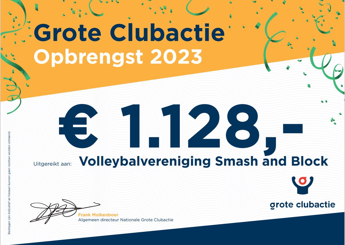 Opbrengst Grote Clubactie